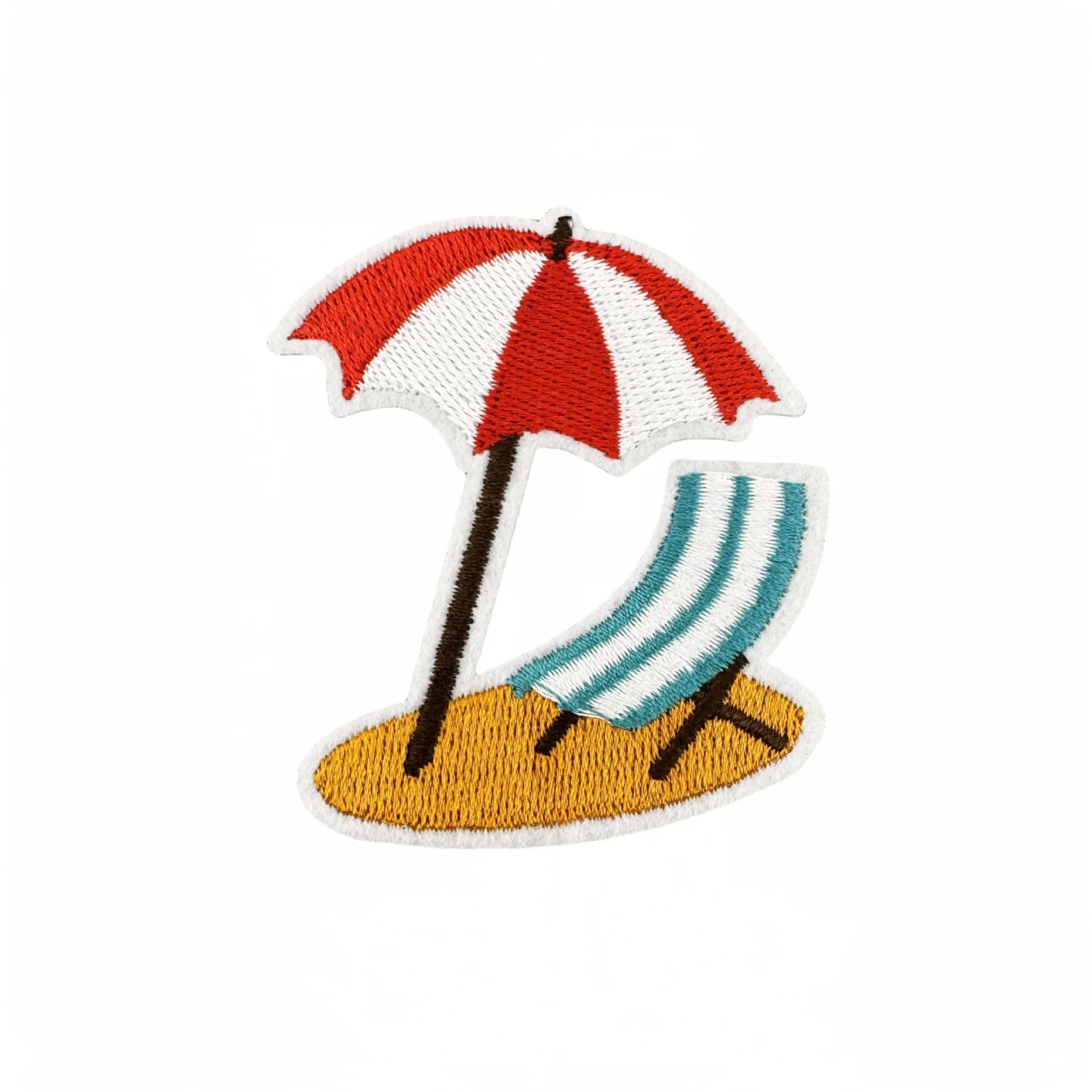 Parche bordado tropical para planchar – surf y playa - imagen 5