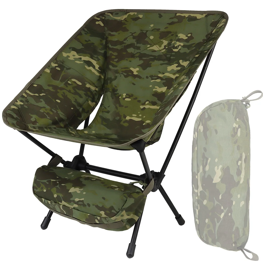 Silla plegable táctica ligera para camping, pesca y picnic - imagen 4
