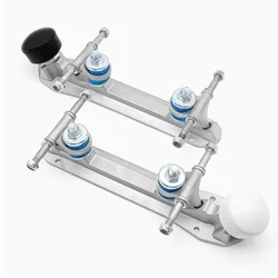 Soporte doble aluminio para patines de ruedas accesorio