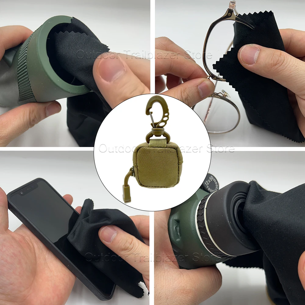 Bolsa táctica para gafas con paño ultrafino de caza - imagen 3