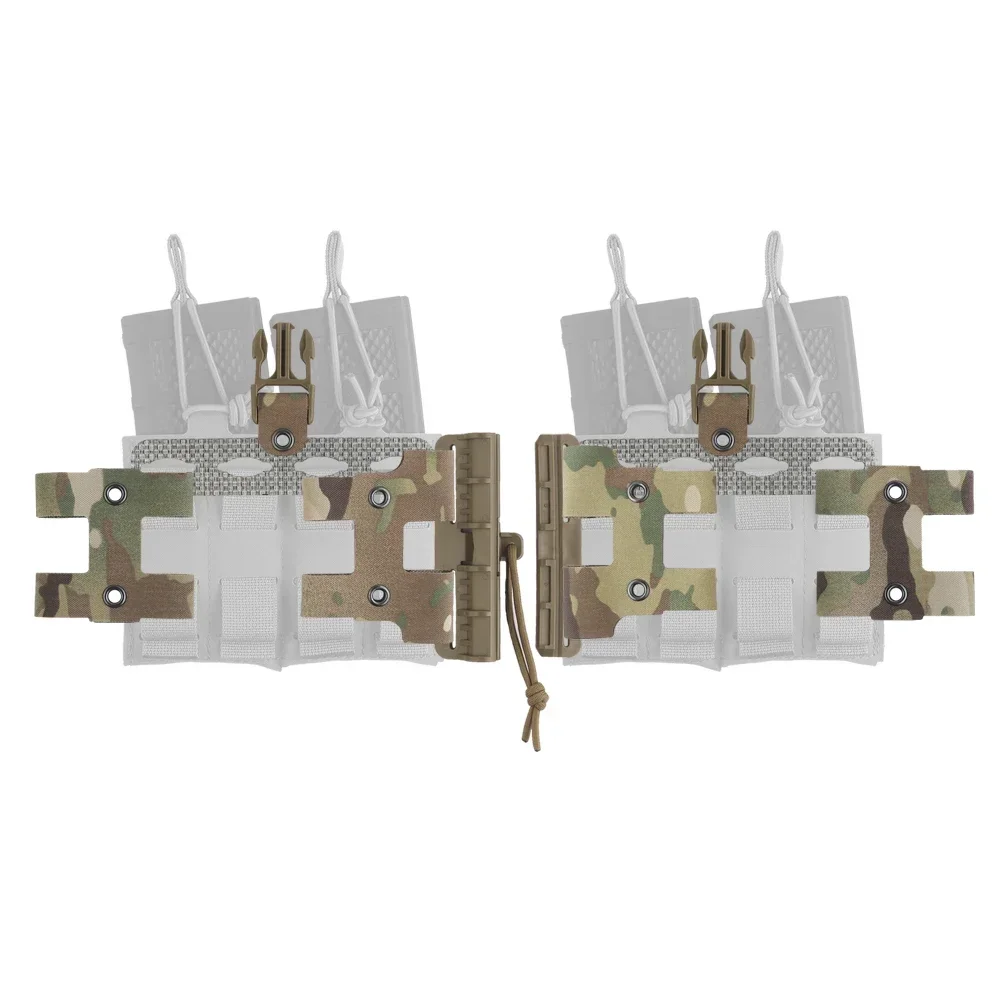 Chaleco táctico MOLLE ajustable nylon camuflaje para caza DIY - imagen 4