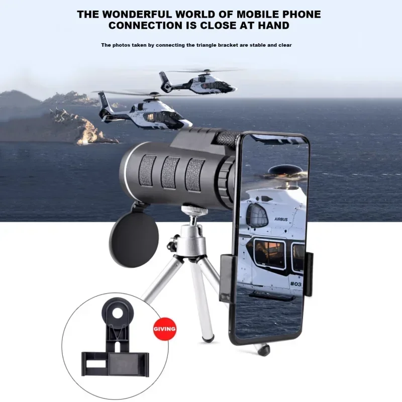 Monocular nocturno HD impermeable zoom mini para caza y camping - imagen 5