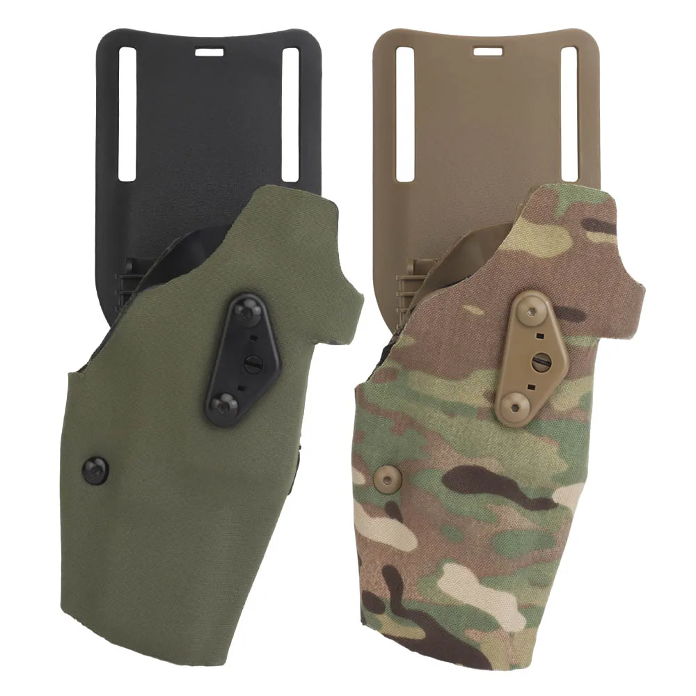 Funda táctica para pistola Glock con QLS y correaje para pierna - imagen 2
