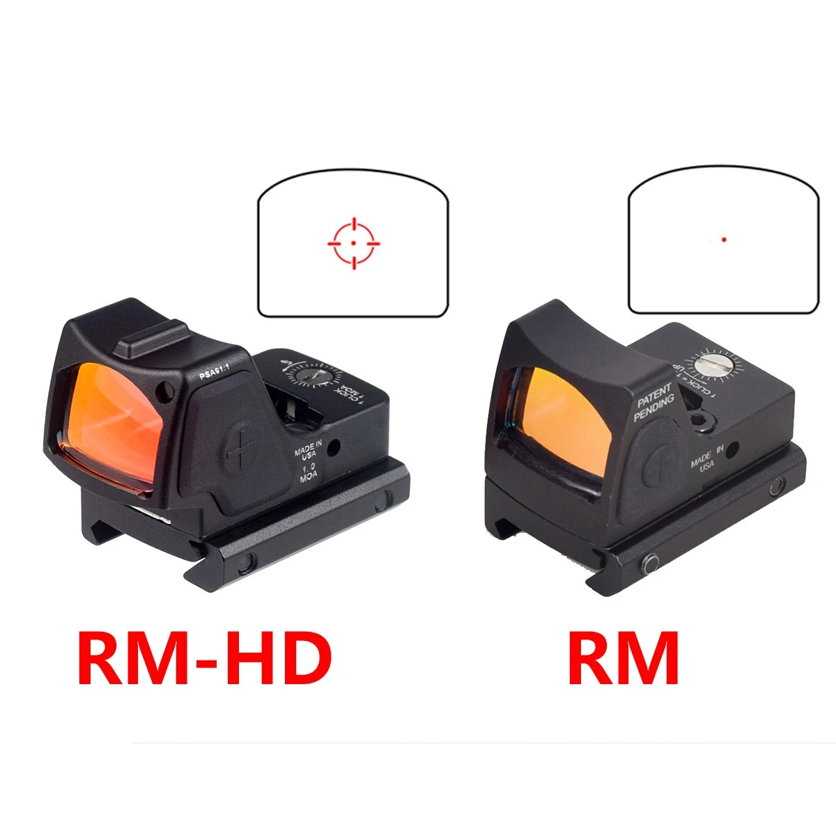 RM-HD Mira Colimadora Holográfica Punto Rojo y Verde para AR15 - imagen 5