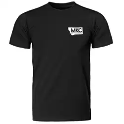 MKC BISON SKULL Camiseta táctica de calavera negra unisex
