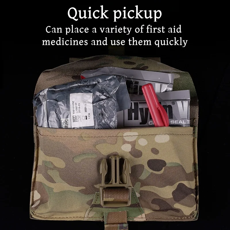 IFAK MOLLE bolsa táctica kit emergencia médica con soporte torniquete - imagen 3