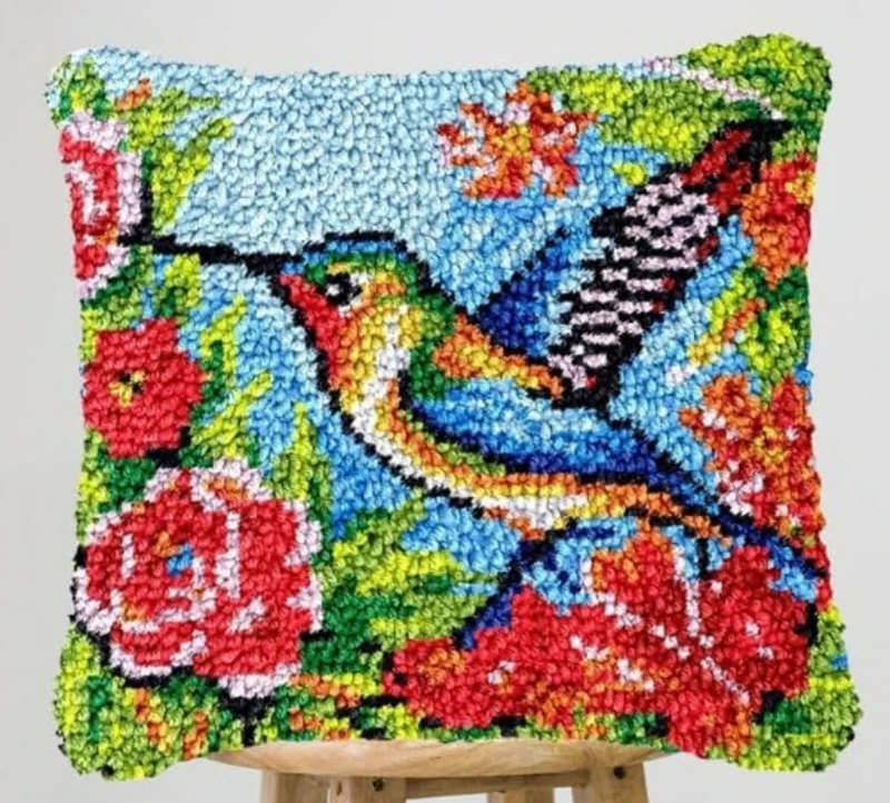 Ganchillo Smyrna con gancho de pestillo para bordar aves - imagen 5