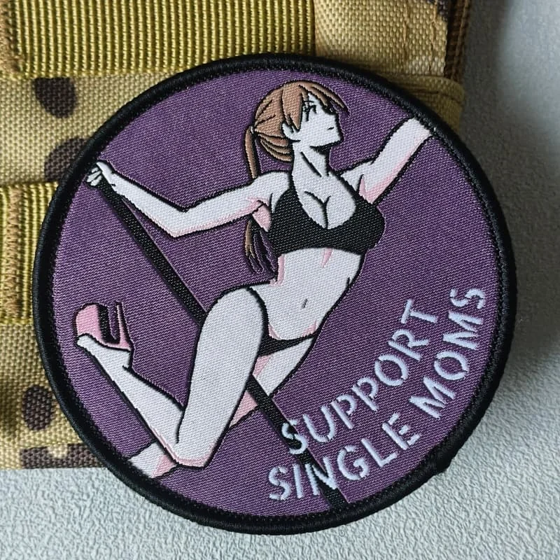 Parche táctico anime gancho y bucle para mochila, ropa - imagen 4