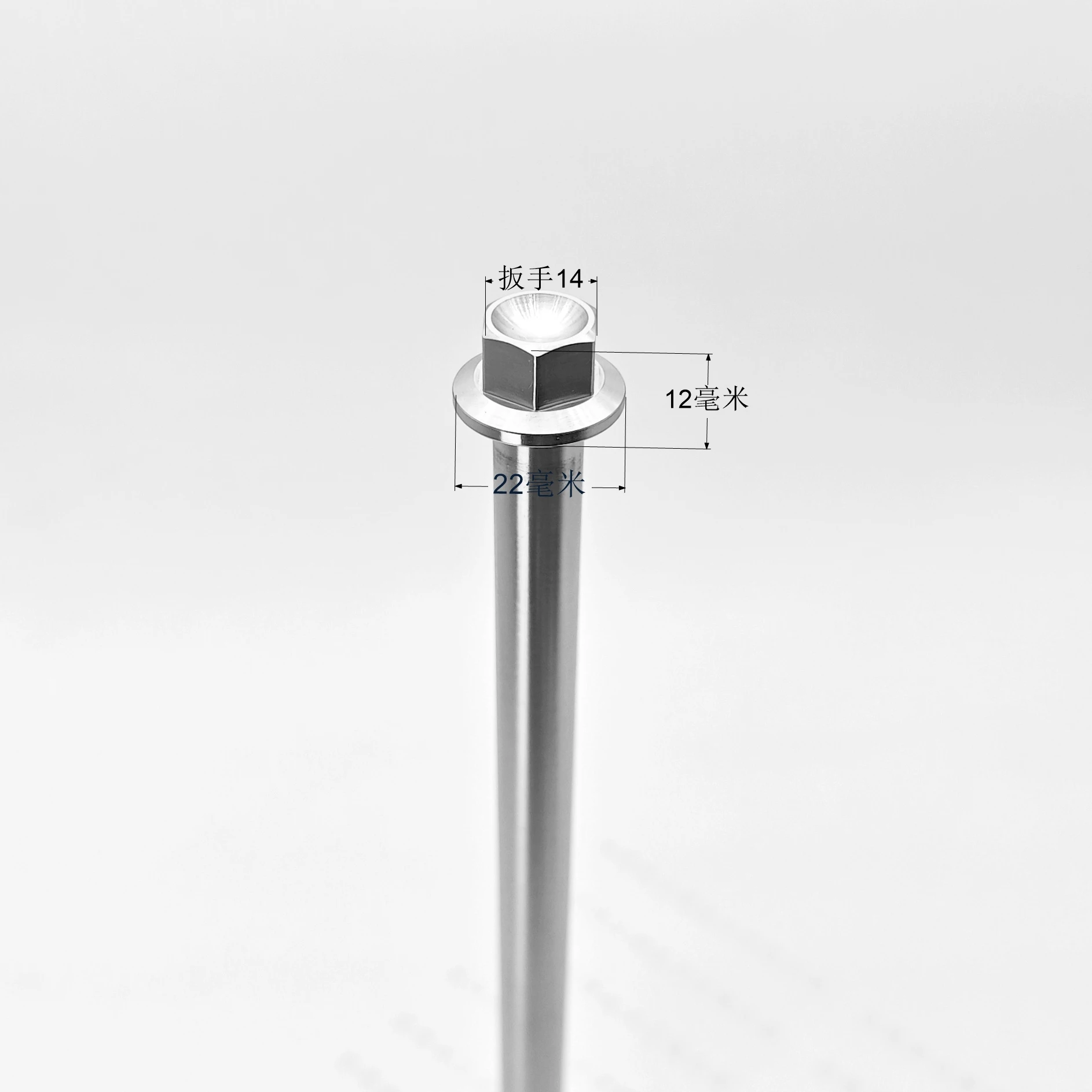 Tornillos de titanio para motocicleta con cabeza brida hueca - imagen 5