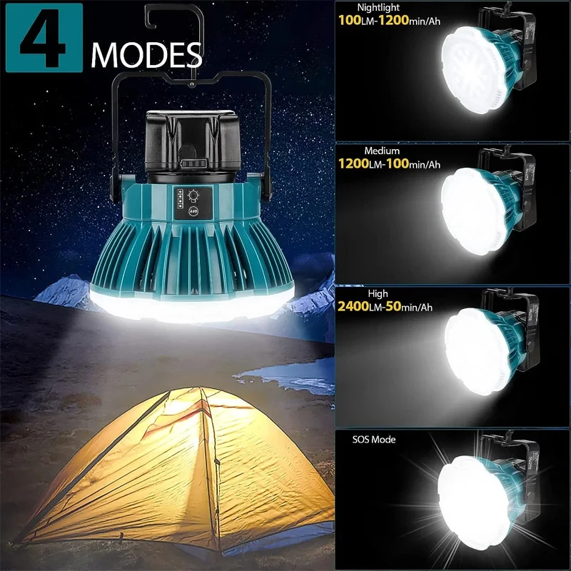 Makita linterna táctica LED recargable para emergencias y camping - imagen 5