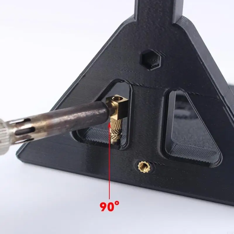 Conector ángulo recto termofusible metálico para impresora 3D - imagen 5