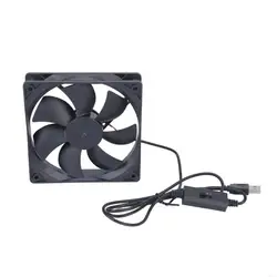 Ventilador USB con control de velocidad y rodamiento hidráulico
