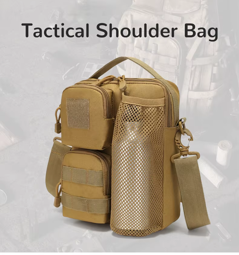 Bolsa táctica con sistema de fijación MOLLE