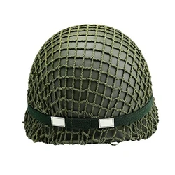 Casco M1 táctico de acero con protección para aire libre y airsoft