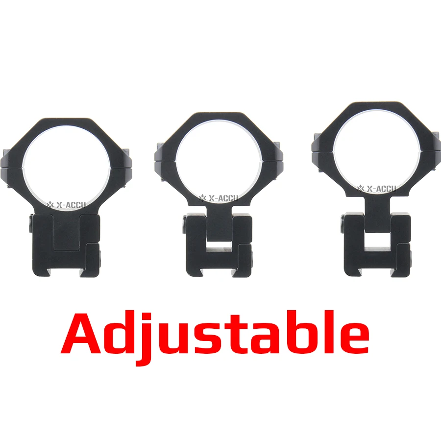 Óptica 30 mm con elevación ajustable para Picatinny, anillos y Airsoft - imagen 3