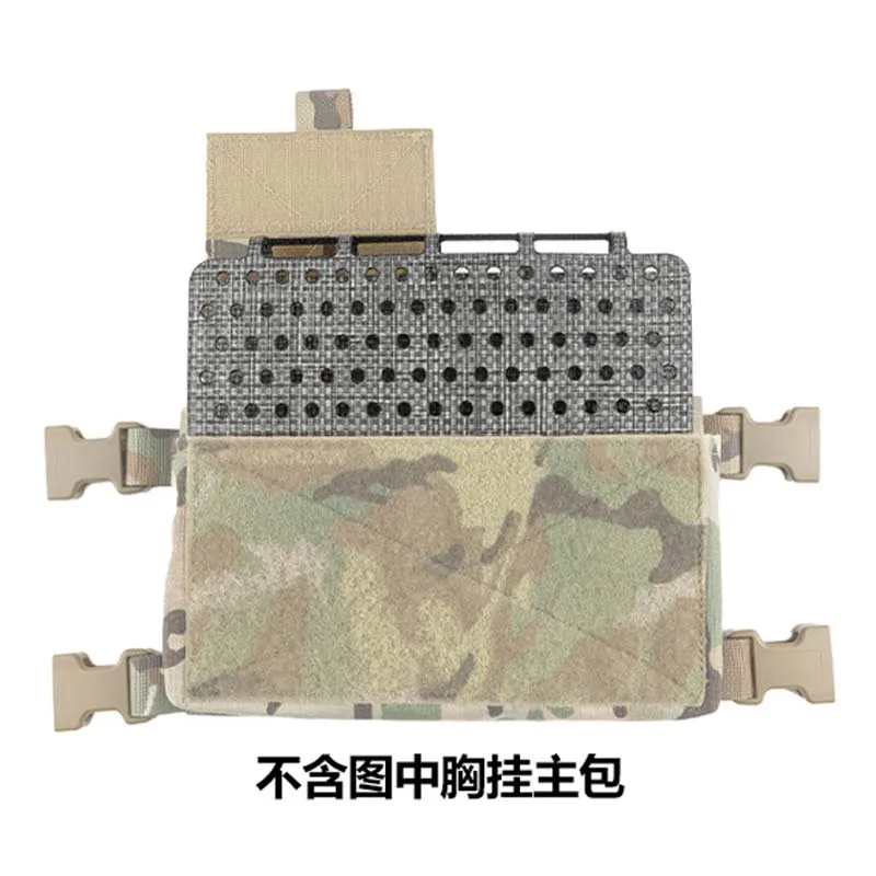 Panel frontal táctica con sistema MOLLE