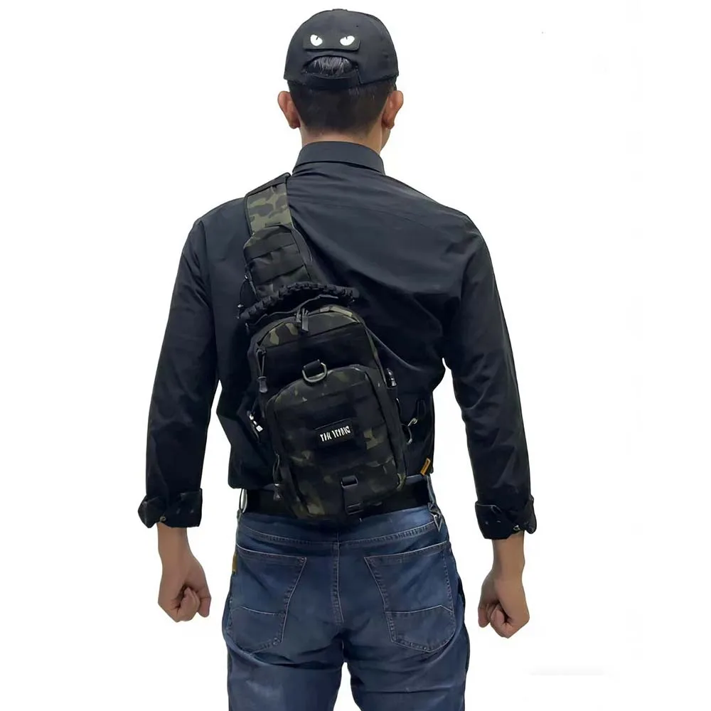 Bolso Táctico Bandolera Camuflaje Multiusos para Senderismo y Viajes - imagen 2