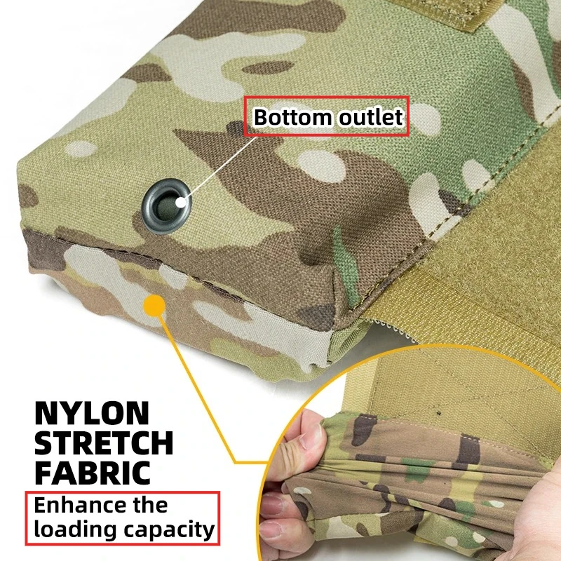 Chaleco táctico JPC MOLLE 500D mate con bolsas MBITR para radio - imagen 5