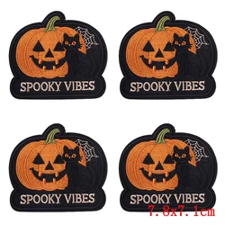 Parches bordados termoadhesivos de Halloween para ropa y mochilas