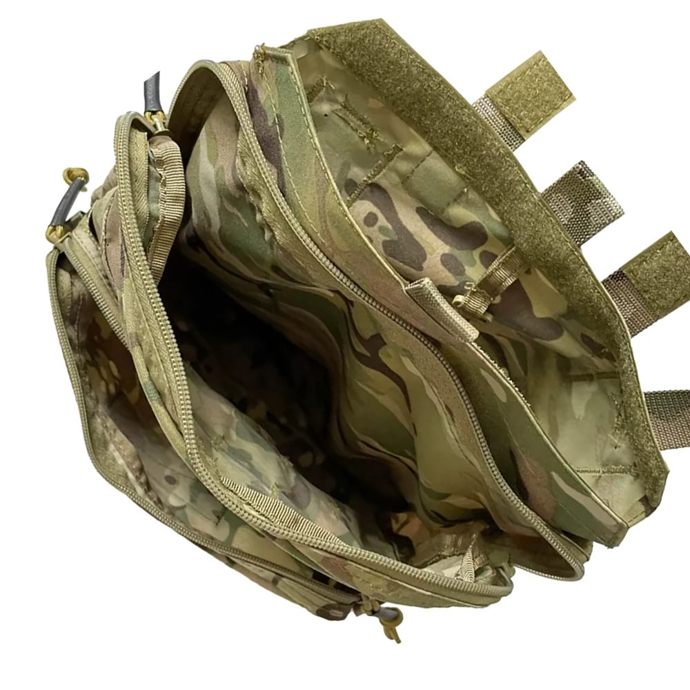 Chaleco táctico MOLLE con bolsa de agua y tablero de rescate - imagen 4
