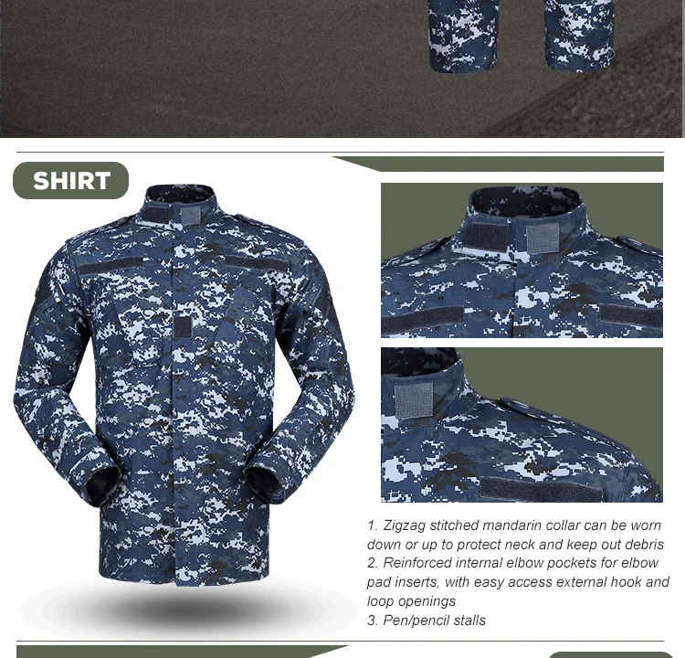 Detalle de ajuste y cremallera del uniforme