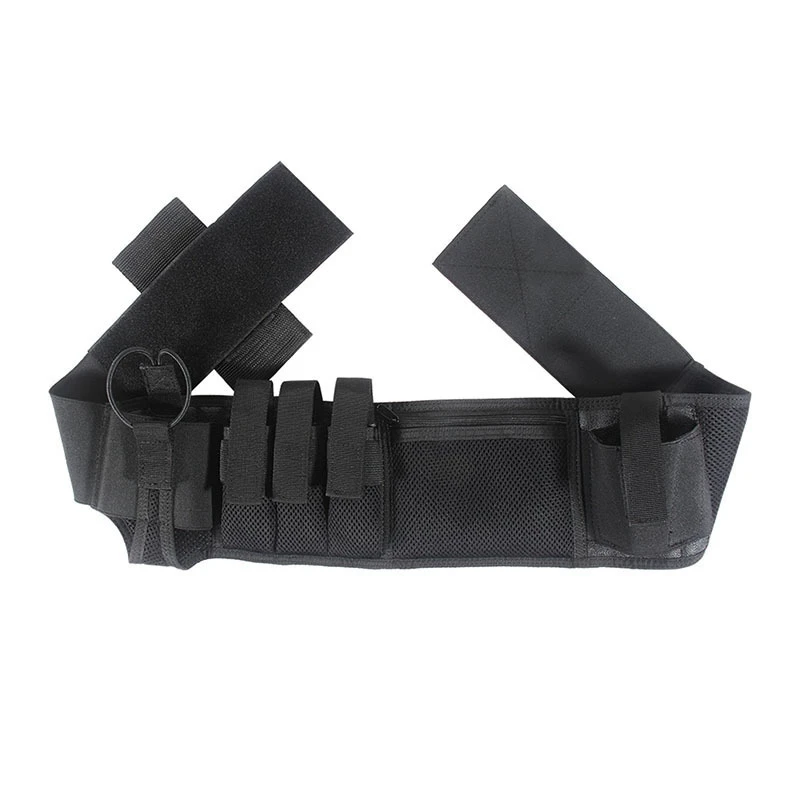 Funda táctica de porte oculto fajín ventral con bolsillos
