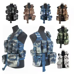 Chaleco táctico camuflaje para caza y tiro al aire libre resistente