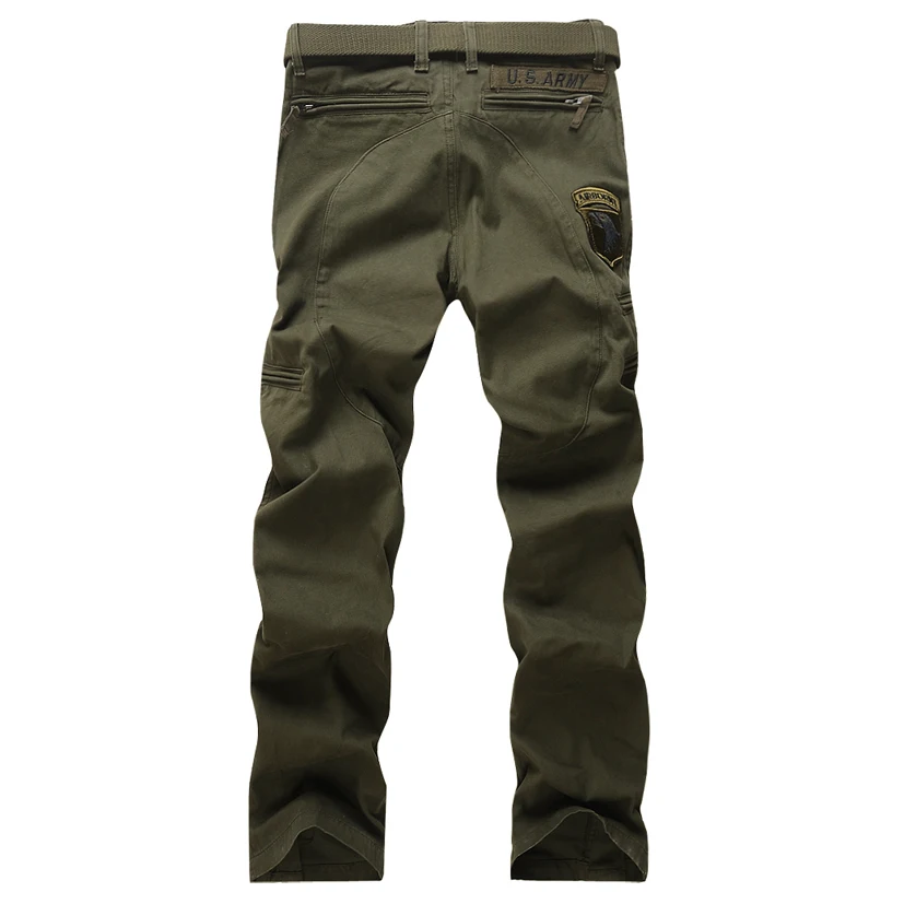 Pantalón cargo hombre de algodón – Multibolsillos para trabajo - imagen 5