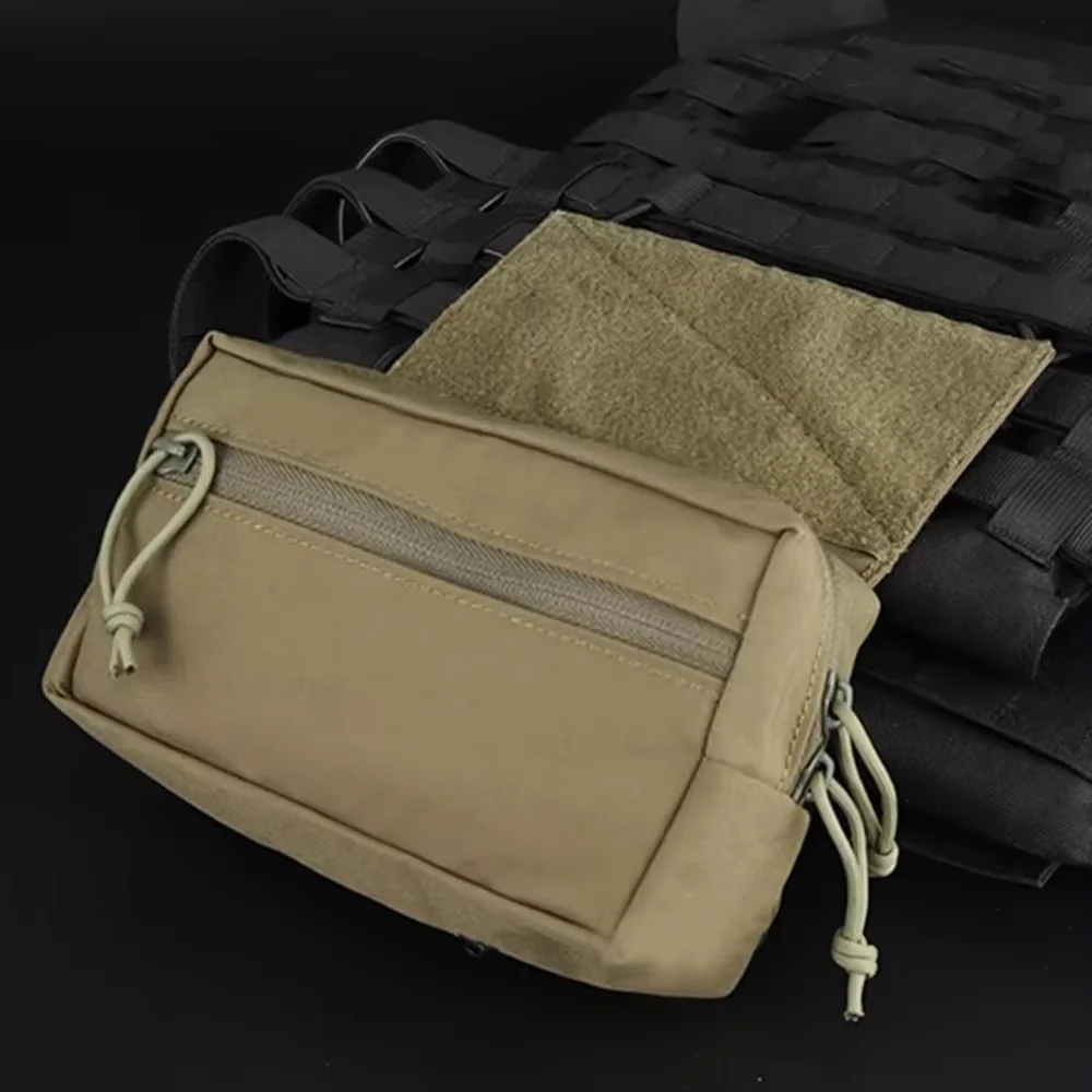 Bolsa táctica colgante MOLLE para portaplacas con riñonera