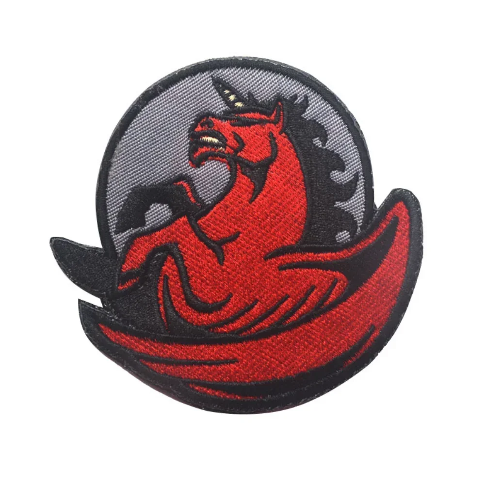 Parche bordado unicornio Pegaso – Brazalete morale velcro - imagen 3