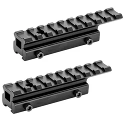 Adaptador riel Picatinny cola de milano elevador para pistola