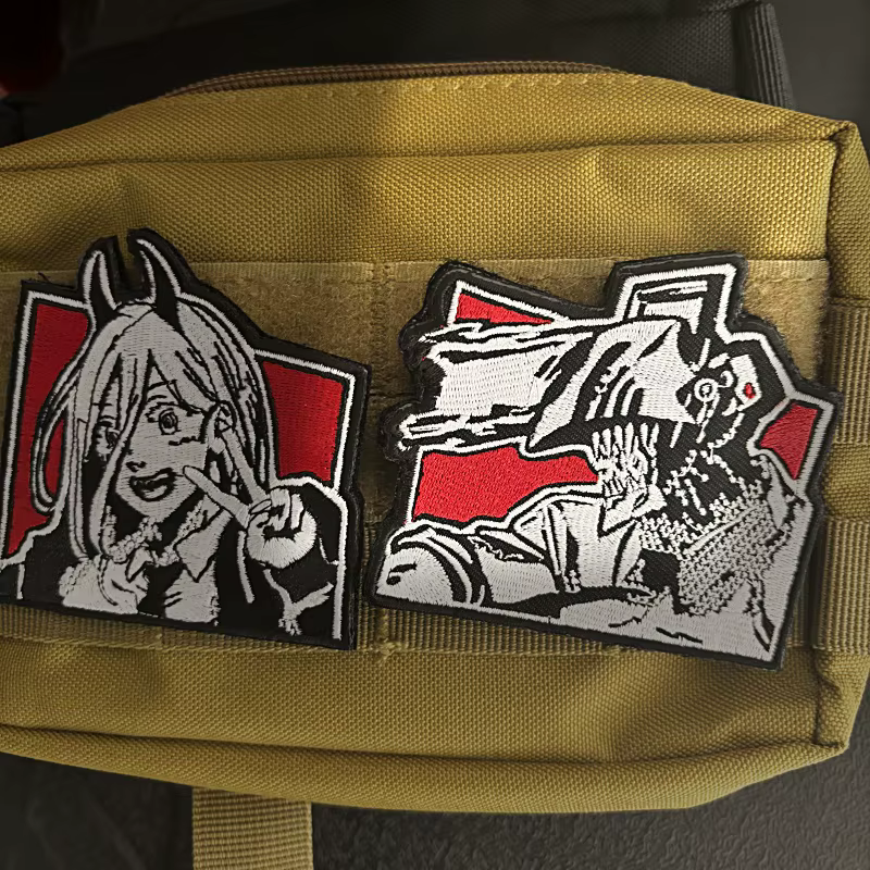 Parche táctico Velcro anime – Brazalete bordado militar - imagen 2