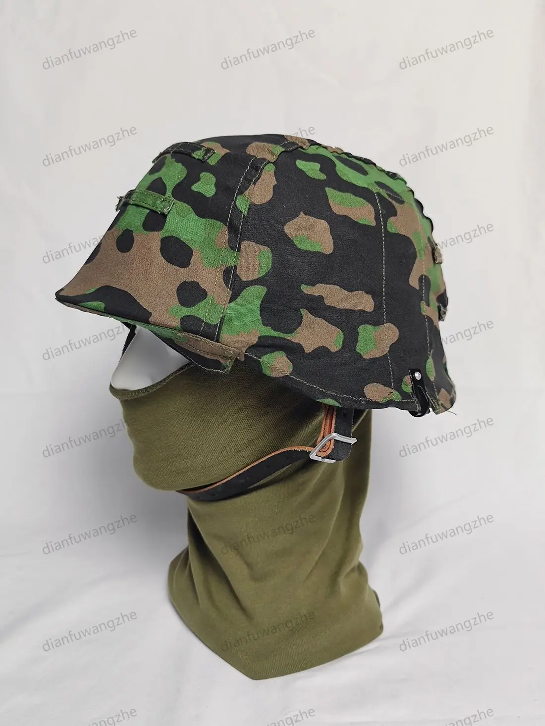 Funda cubrecasco táctico M35 alemán reversible camo roble DOT44 - imagen 4
