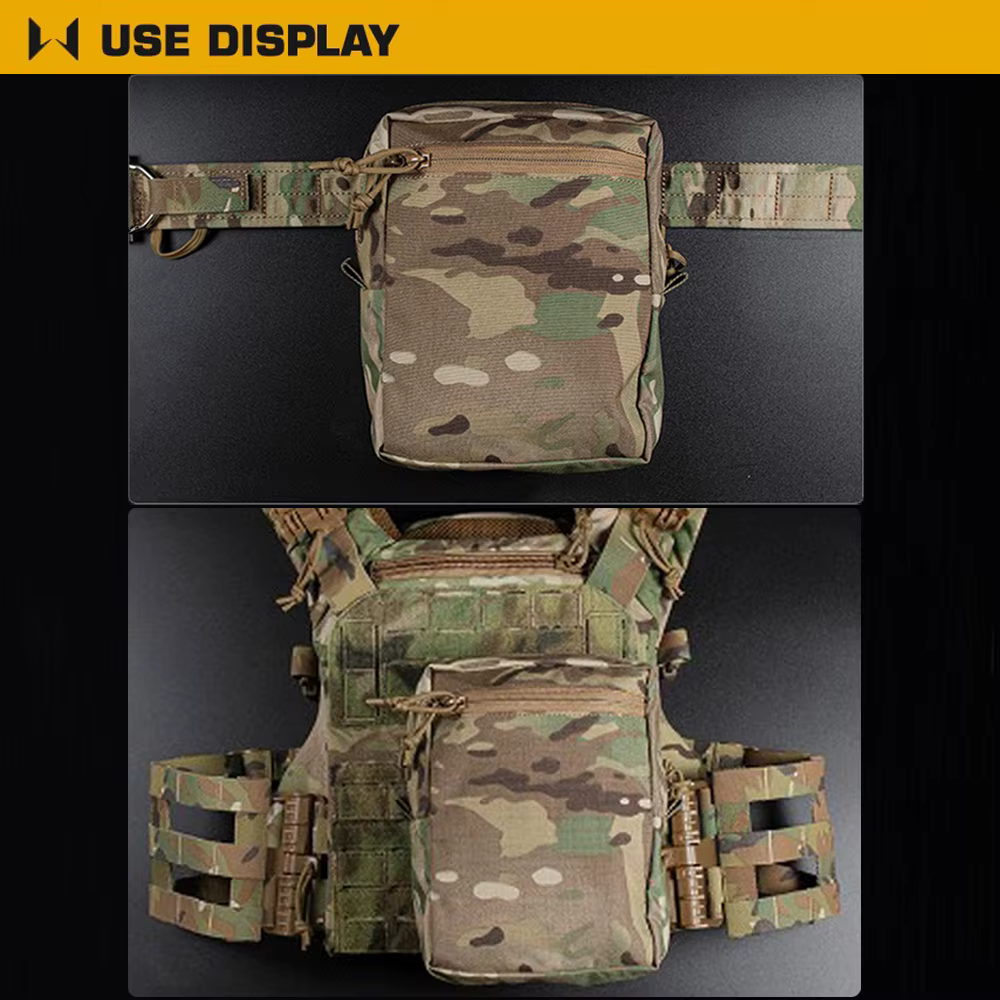 Bolsa táctica GP MOLLE tipo alto utilitaria corte láser para gafas NV - imagen 5