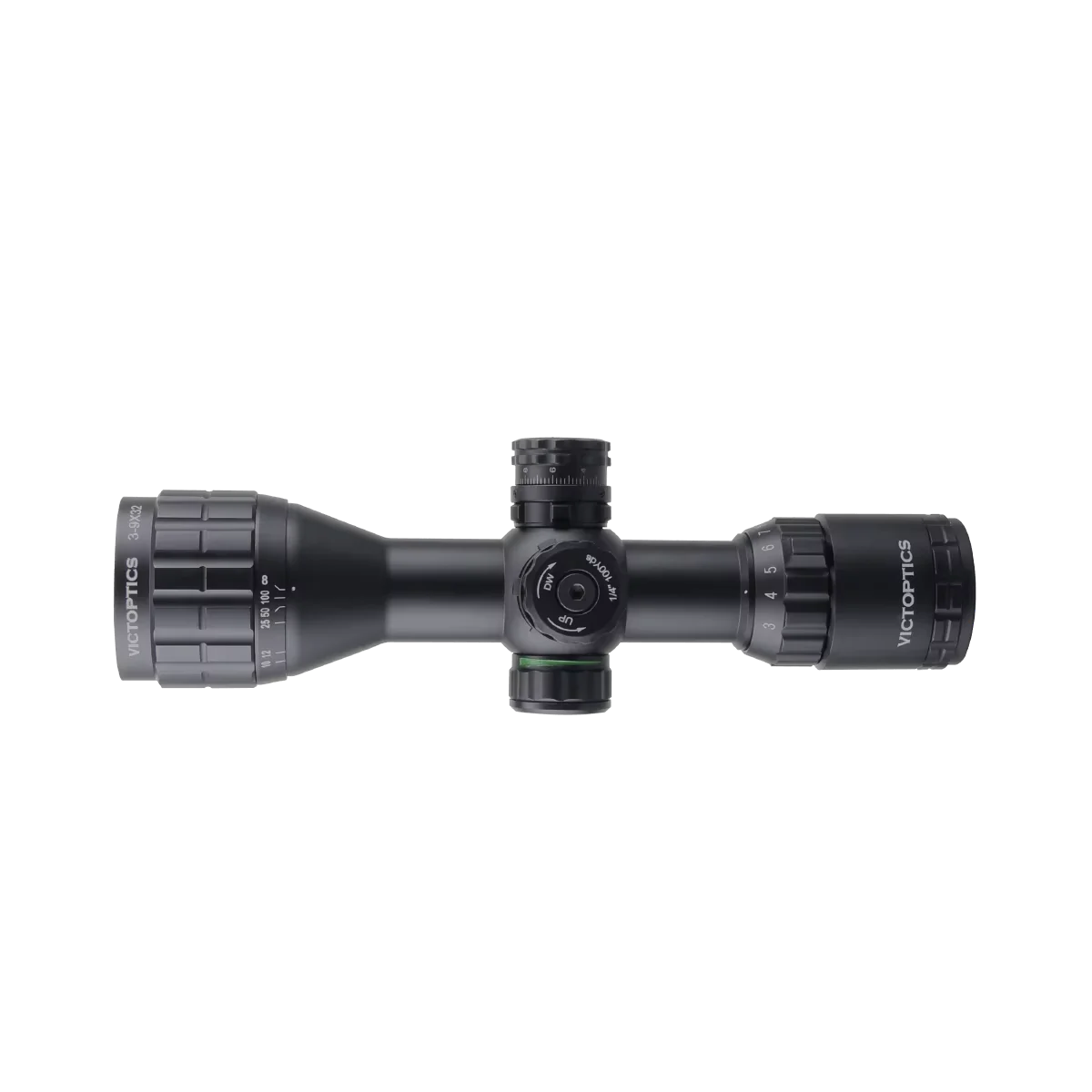 VictOptics C3 Mira telescópica táctica con iluminación roja/verde SFP - imagen 2