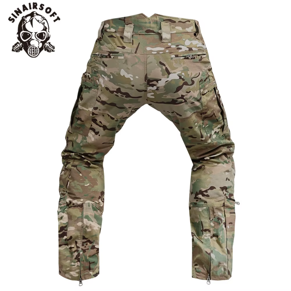 Pantalones en uso durante actividad al aire libre