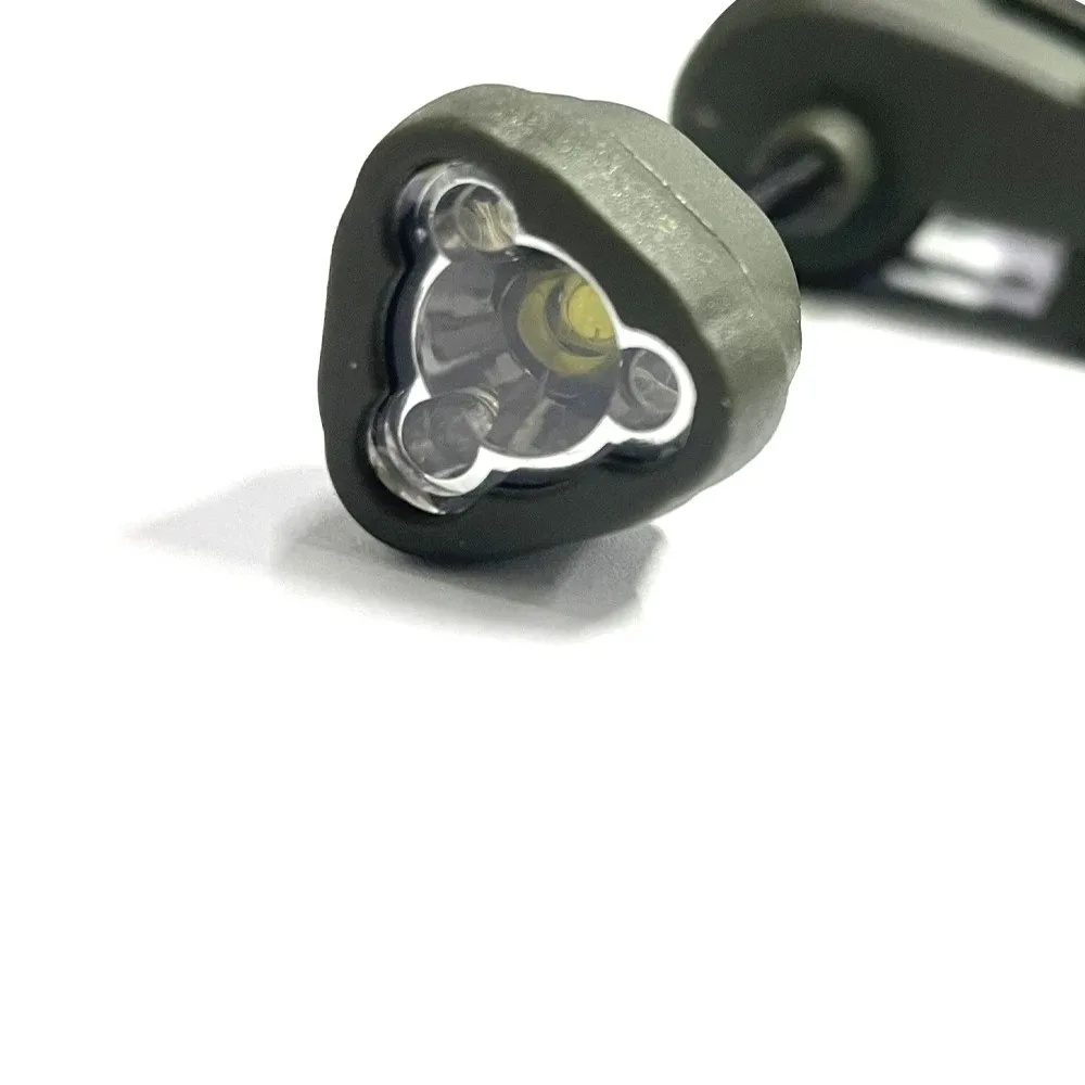 Linterna táctica para casco con IR, luz flexible y colores - imagen 2