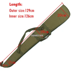 Bolsa táctica para rifle de francotirador acolchada protectora