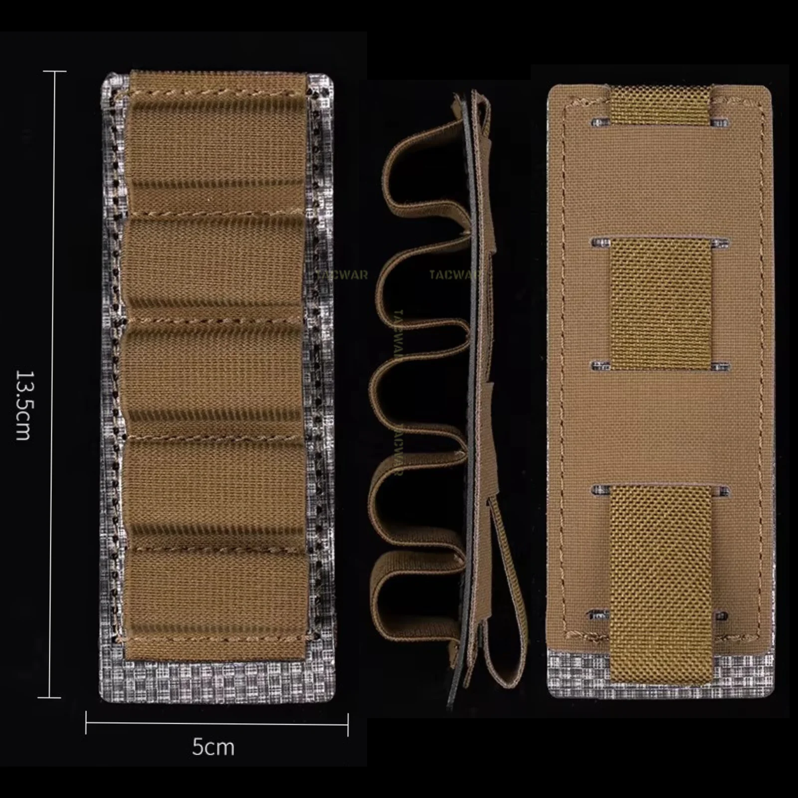 Portacargador táctico elástico MOLLE para escopeta, caza y airsoft - imagen 5