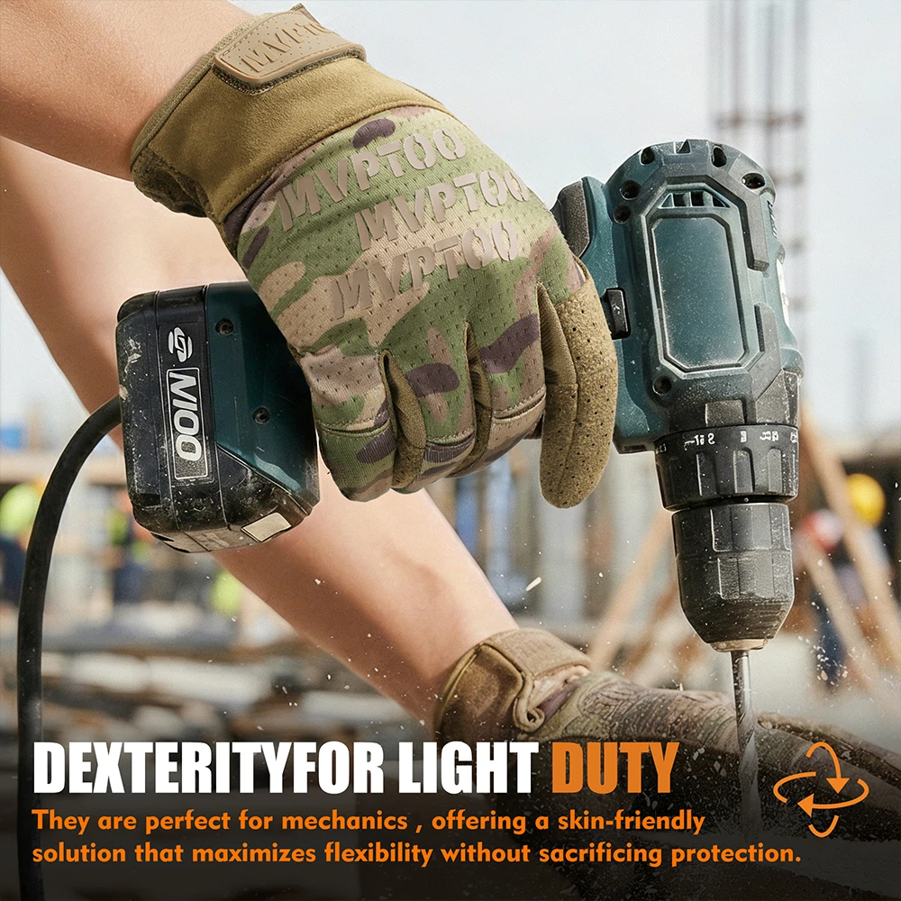 Guantes tácticos de hombre, protección integral y pantalla táctil - imagen 5