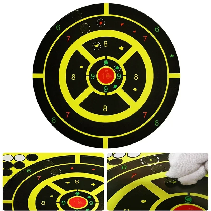 Objetivos de tiro reactivos autoadhesivos Splatter con cubierta - imagen 2