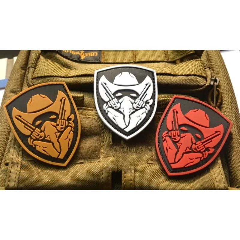 Parche táctico águila Velcro PVC para mochila, equipo militar