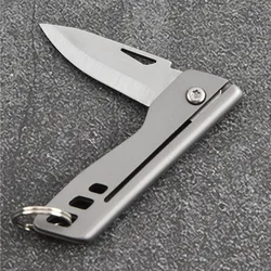 MINI TC4 cuchillo plegable EDC de titanio aleación, llavero