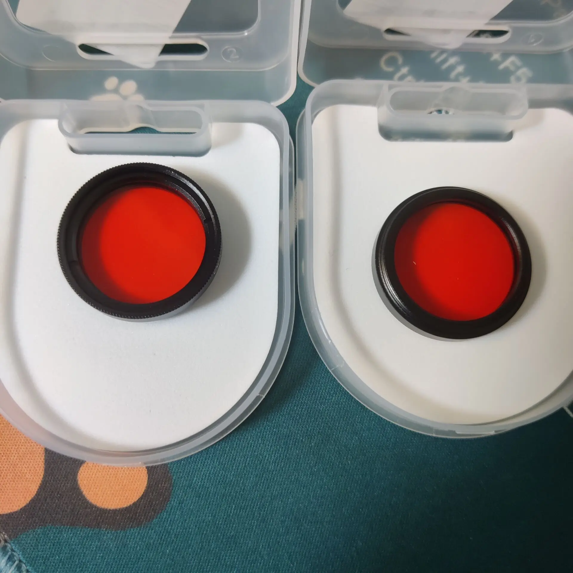 Lentes de filtro NVG para visión nocturna PVS-14 morado/naranja