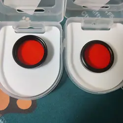 Lentes de filtro NVG para visión nocturna PVS-14 morado/naranja