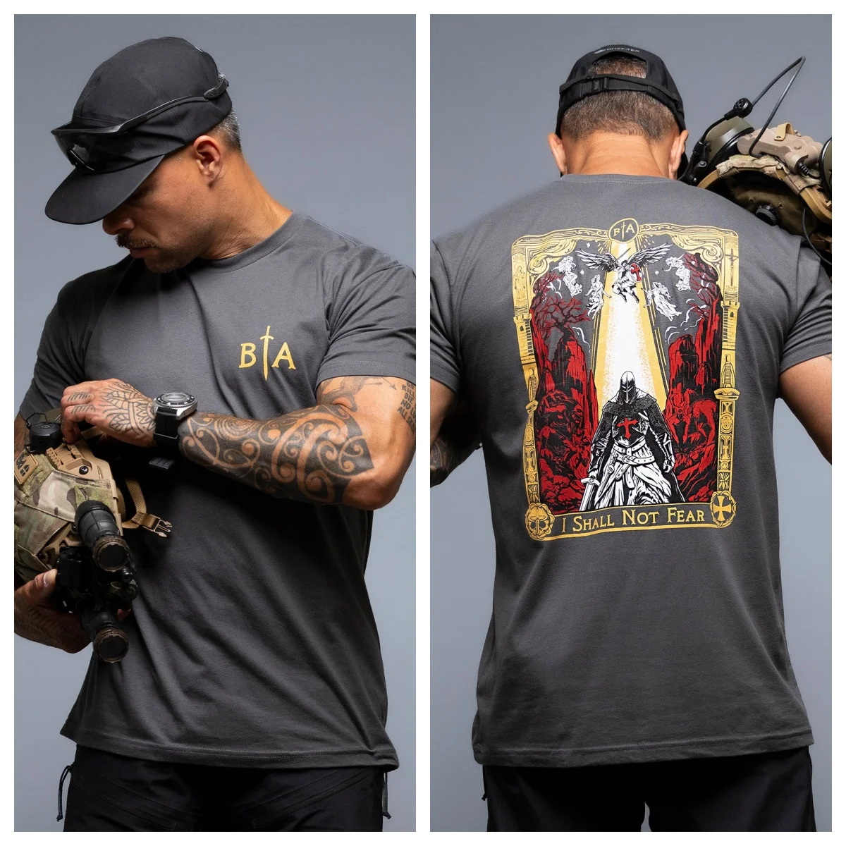 Camiseta táctica No Fear 2026 de algodón transpirable - imagen 5