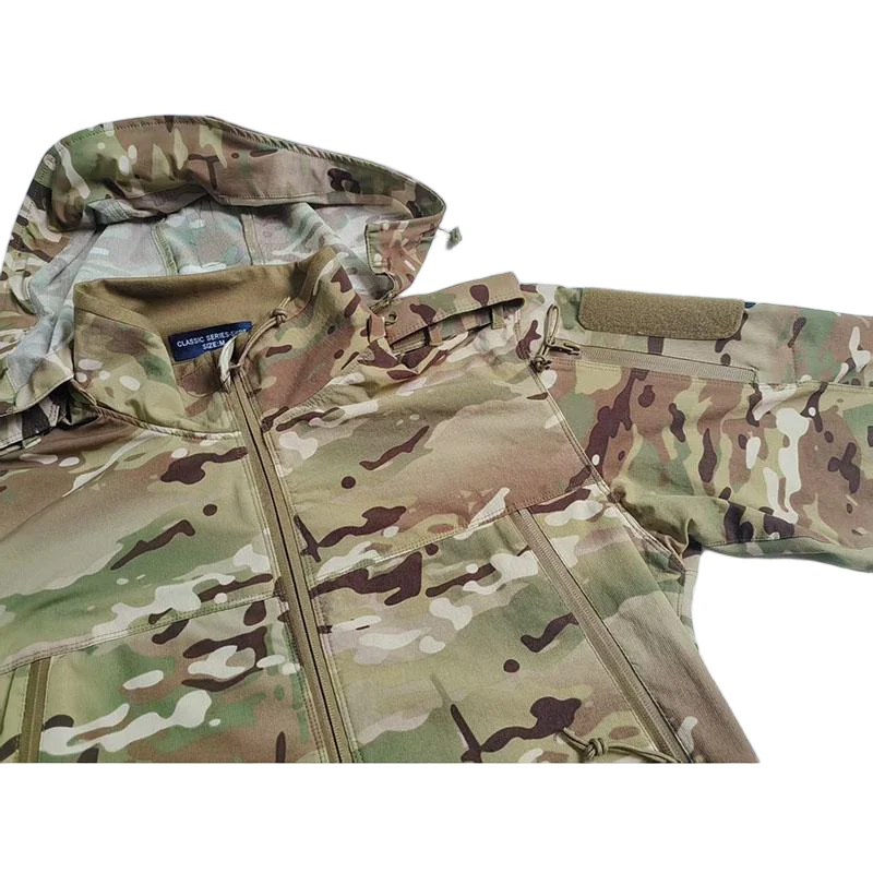 Chaqueta táctica anti-viento concha dura camuflaje - imagen 5