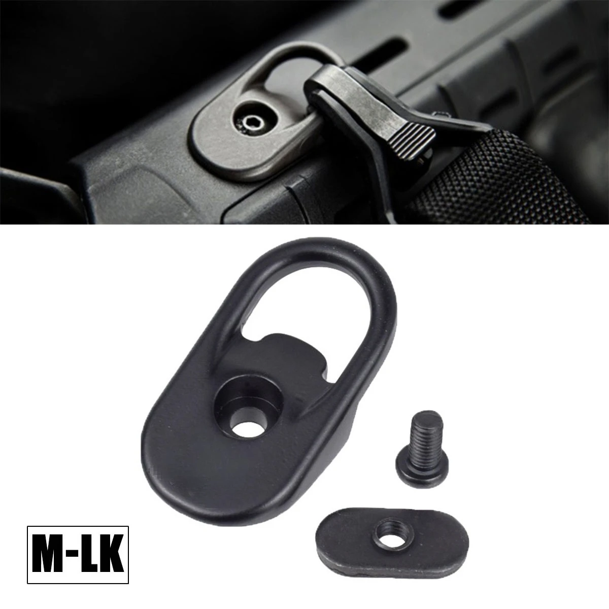 Anillo Montaje Correa Táctico RSA GBB QD – Compatible Picatinny Mlok - imagen 4