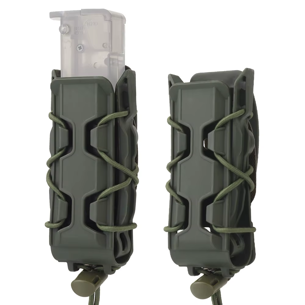 Funda táctica Molle para cargador pistola 9mm/45acp – Liberación rápida