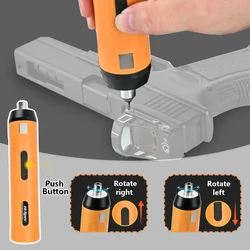Juego de destornilladores eléctricos con punta magnética para montaje